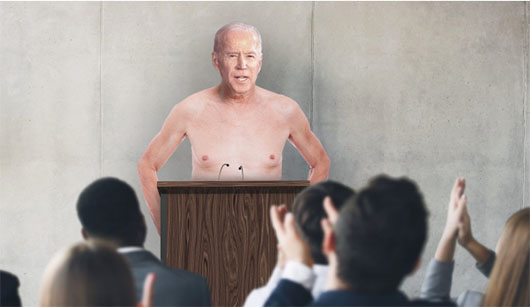 Biden wears no clothes; Media praise his style