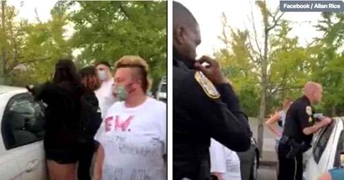 Anti-police ‘protesters’ lock selves out of car … guess who helped them