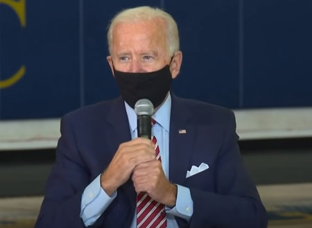 Biden says reason he was able to stay home during pandemic was ‘black woman stocked the grocery shelf’