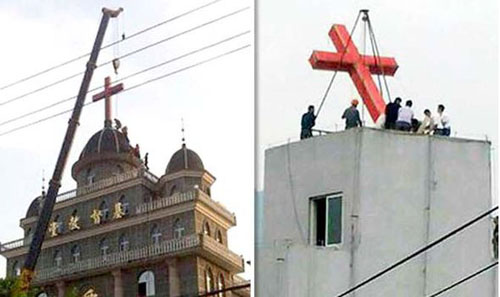 Communist Party forces China’s churches to replace cross with five-pointed star