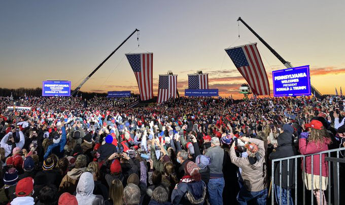 ‘That’s not Photoshop’: Pennsylvania Democrats in panic over Trump’s huge rally crowds