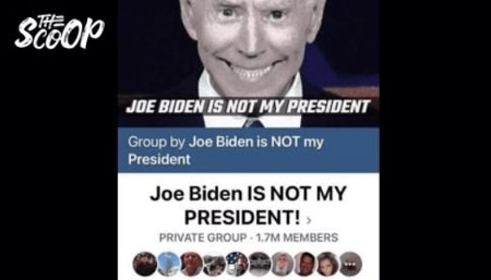 Facebook deletes record-breaking ‘Joe Biden Is Not My President’ group; Similar anti-Trump group still active