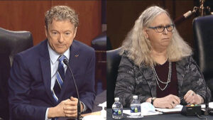 Dr. Rachel Levine ducks questions from Dr. Rand Paul on transing children