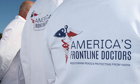 Amazon gave Frontline Doctors 4 days notice before permanently deleting its website