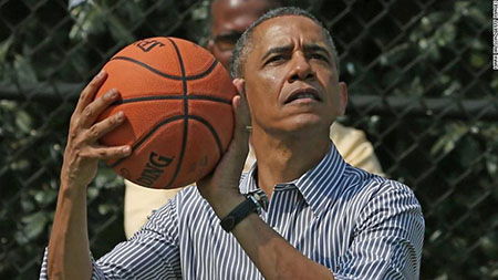 Gender activist Barack Obama teams up with the NBA in Africa