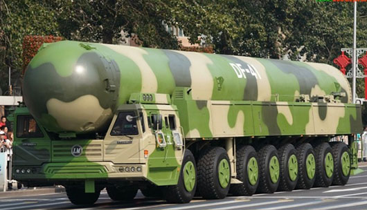 Images of 145 new silos for China’s DF-41 ICBMs points to counter-force strategy