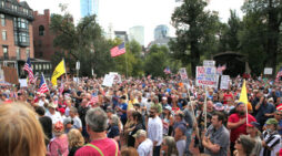 Bostonians hit the streets against vaccine mandate as columnist declares: ‘I will not comply’