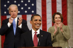 Remember when Barack Obama was front and center and ‘slow Joe’ was in the background?
