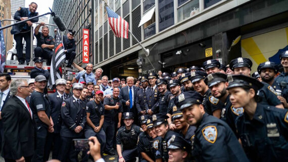 President Trump calls vax mandate a distraction, makes surprise NYC appearance on September 11