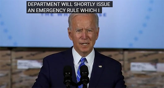 ‘We gave everyone ample time’: Biden lowers the boom on his employers in speech dripping with hostility