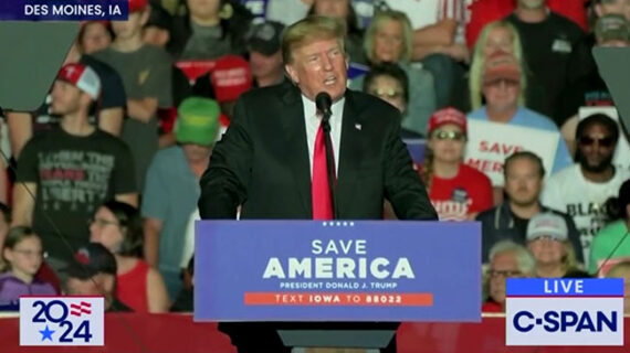 Trump in Iowa on the seven takeovers: ‘Make America Great Again, Again’