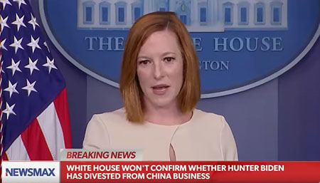 Did Hunter divest from China’s Bohai Harvest investment firm as Biden promised? Psaki won’t say