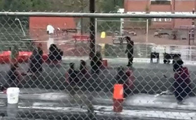 Covid insanity: Oregon kindergartners forced to eat lunch outdoors in cold