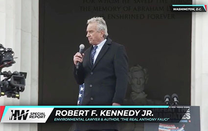 RFK Jr. at Lincoln Memorial: ‘We have witnessed over the past 20 months a coup d’etat against democracy’