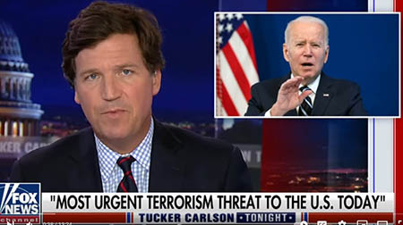 Tucker Carlson tracks Biden DOJ’s year-long crackdown on conservative ‘terrorists’
