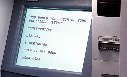 ATMs in Canada to require correct responses to political questions