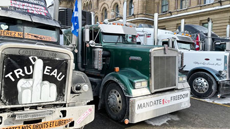 Where’s Justin? Ottawa overlords struggling to cope as Freedom Convoy rolls on