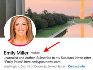 ‘No’: D.C. journalist, unmistakably female, gives LinkedIn and all tyrants her final answer