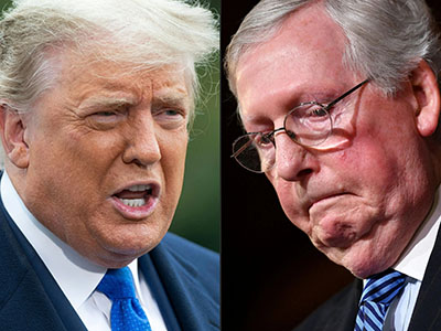 Trump corrects: DHS ignores ‘on tape’ election fraud; McConnell ‘does not speak for’ GOP