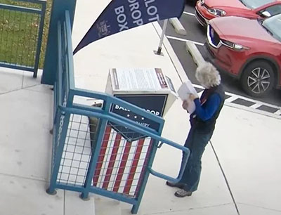 Pennsylvania video shows 1 person dumping multiple ballots into drop box