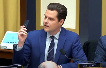 Gaetz grills FBI cyber official on laptop, calls for intel officials to lose security clearances