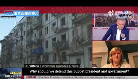 Ukraine native veers off script, stuns French TV pundits by saying Zelensky is ‘a puppet leader’