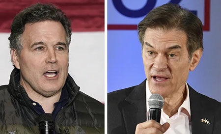 Seriously? Dirt flies as oligarch battles TV celebrity in Pennsylvania GOP Senate primary