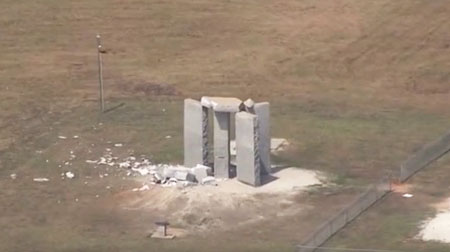 Act of God? Georgia Guidestones wrecked by explosion