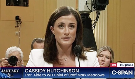 Report: Cassidy Hutchinson appealed to Trump camp for financial help after Jan. 6 subpoena