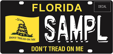 Florida’s message to out-of-staters: New license plate features ‘Don’t Tread on Me’ flag