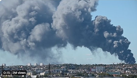 Paris fire engulfs world’s largest produce market