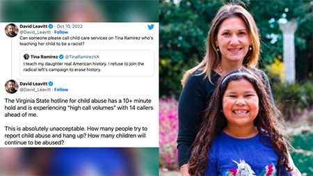 ‘Journalist’ called child services on Virginia candidate who teaches her daughter ‘real American history’