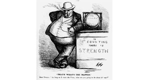 150 years later, Thomas Nast cartoon stages comeback
