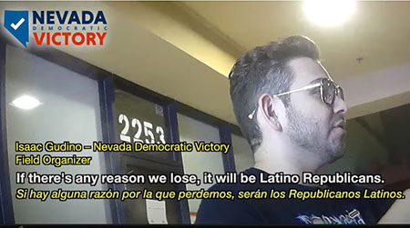 Democrat field organizer in Nevada caught on video disrespecting Latino voters