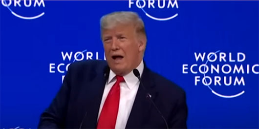 Trump in Davos told cabal what they could do with the ‘Great Reset’