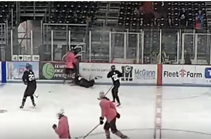 Frightening injury to female player at NHL-sponsored trans tournament