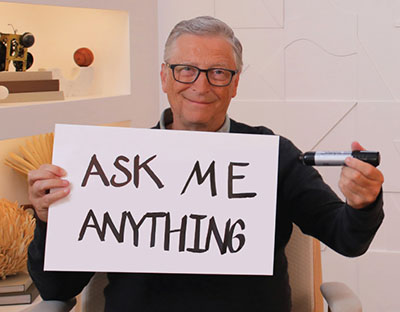Bill Gates on Reddit: ‘Ask me anything’