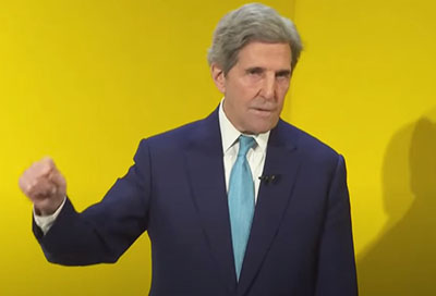 John Kerry in Davos solves climate crisis: ‘Public money’ . . . ‘in spades’ is needed