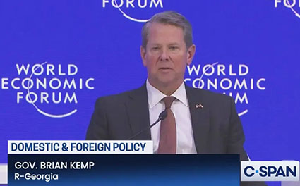 Davos droppings: Why was Georgia’s GOP governor there? FBI’s Wray praises ‘partnership’ with Big Tech