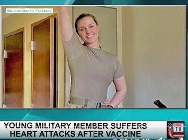 Army National Guard soldier, 21, suffered two heart attacks after required Covid shot