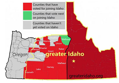 ‘Greater Idaho’: Move to include several Oregon counties gains momentum