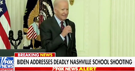Biden after Nashville tragedy: ‘I came down because I heard there was chocolate chip ice cream’