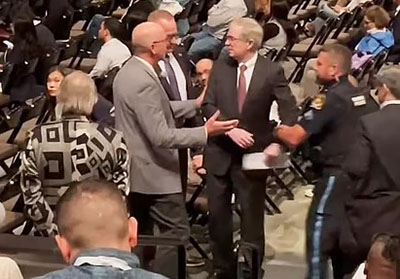 Investor arrested at Berkshire Hathaway shareholders meeting was set to criticize Gates-Epstein