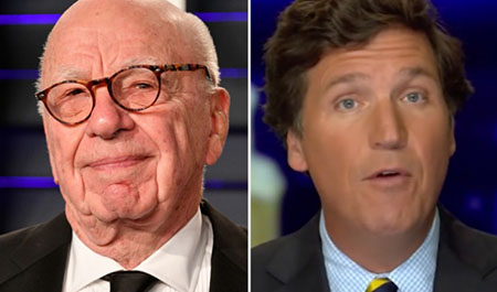 Analysis: Murdoch paying Tucker Carlson to shut up: ‘Democrats are smiling’
