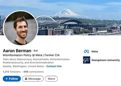 No joke: CIA veteran who headed Facebook’s 2020 ‘misinformation’ op promoted ahead of 2024