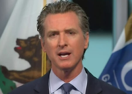 In the bullpen, Gavin Newsom warms up with Hannity interview