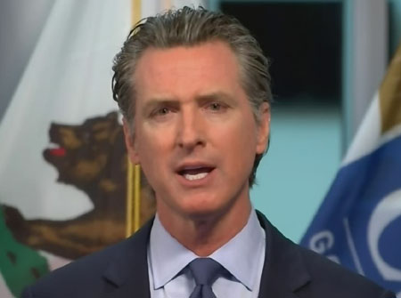 In the bullpen, Gavin Newsom warms up with Hannity interview