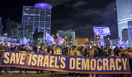 Deep State election interference? Paid protesters in Israel called part of a U.S.-backed global pattern