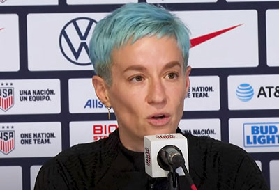 Megan Rapinoe would ‘absolutely’ welcome biological males on U.S. women’s soccer team