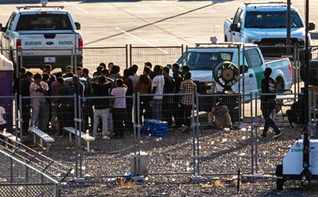 Where’s AOC? Team Biden keeping migrants in cages in 113 degree heat